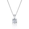 Chisholm Hunter 9ct White Gold Round Brilliant 0.50ct Diamond Illusion Set Pendant 2 Chisholm Hunter 9ct White Gold Round Brilliant 0.50ct Diamond Illusion Set Pendant -Chisholm Hunter 15 119 11 0054 p 1