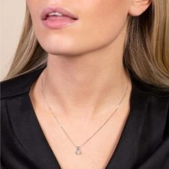Chisholm Hunter 9ct White Gold Brilliant Cut 0.05ct Diamond Cluster Pendant 10 Chisholm Hunter 9ct White Gold Brilliant Cut 0.05ct Diamond Cluster Pendant -Chisholm Hunter 15 119 12 0031 ls 1