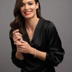 Chisholm Hunter 9ct White Gold Brilliant Cut 3.00ct Diamond Tennis Bracelet -Chisholm Hunter 15 119 12 0091 15 122 03 0061 1 009 03 0138 b 1