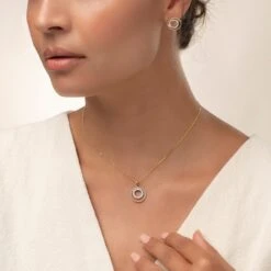 Chisholm Hunter 9ct Yellow Gold Round Brilliant 0.34ct Diamond Double Open Circle Earrings 13 Chisholm Hunter 9ct Yellow Gold Round Brilliant 0.34ct Diamond Double Open Circle Earrings -Chisholm Hunter 15 119 17 0009 om 1