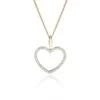 Chisholm Hunter 9ct Yellow Gold 0.25ct Diamond Heart Pendant 2 Chisholm Hunter 9ct Yellow Gold 0.25ct Diamond Heart Pendant -Chisholm Hunter 15 119 18 0018 p 1
