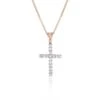 Chisholm Hunter 9ct Rose Gold 0.15ct Diamond Cross Pendant 2 Chisholm Hunter 9ct Rose Gold 0.15ct Diamond Cross Pendant -Chisholm Hunter 15 119 30 0001