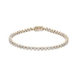 Chisholm Hunter 9ct Yellow Gold Brilliant Cut 3.00ct Diamond Bracelet