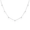 Chisholm Hunter 18ct White Gold Brilliant Cut 0.30ct Diamond Necklace
