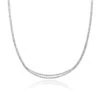 Chisholm Hunter 18ct White Gold Baguette & Round Brilliant 9.45ct Graduated Diamond Necklace -Chisholm Hunter 15 120 01 0120 p