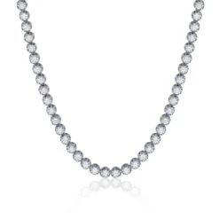 Chisholm Hunter 18ct White Gold 17.00ct Round Brilliant Cut Diamond Necklet