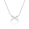 Chisholm Hunter 18ct White Gold Marquise 0.58ct Diamond Butterfly Necklace -Chisholm Hunter 15 120 01 0138 p 1
