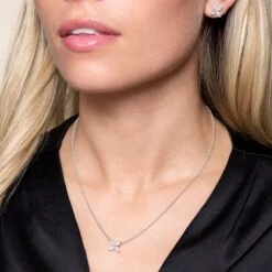 Chisholm Hunter 18ct White Gold Marquise Cut 0.60ct Diamond Necklace -Chisholm Hunter 15 120 01 0140 om 1