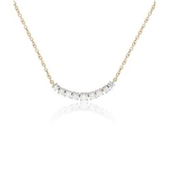 Chisholm Hunter 18ct Yellow Gold Brilliant Cut 0.35ct Diamond Necklace