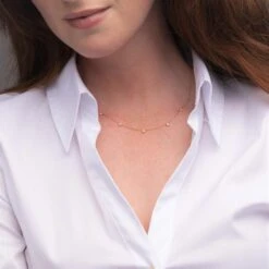 Chisholm Hunter 18ct Yellow Gold Brilliant Cut 0.30ct Diamond Necklace -Chisholm Hunter 15 120 02 0017 4