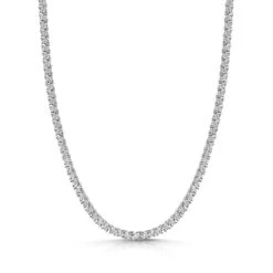 Chisholm Hunter 9ct White Gold Round Brilliant 2.02ct Diamond Tennis Necklace