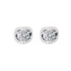 Chisholm Hunter 18ct White Gold Brilliant Cut 0.50ct Diamond Stud Earrings