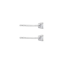 Chisholm Hunter 18ct White Gold Brilliant Cut 0.33ct Diamond Stud Earrings -Chisholm Hunter 15 121 01 0061b