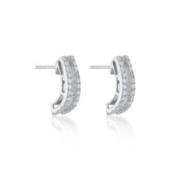 Chisholm Hunter 18ct White Gold Baguette And Brilliant Cut 1.00ct Diamond Bar Earrings 13 Chisholm Hunter 18ct White Gold Baguette And Brilliant Cut 1.00ct Diamond Bar Earrings -Chisholm Hunter 15 121 02 0155b