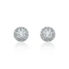 Chisholm Hunter 18ct White Gold Brilliant Cut 0.70ct Diamond Halo Stud Earrings 2 Chisholm Hunter 18ct White Gold Brilliant Cut 0.70ct Diamond Halo Stud Earrings -Chisholm Hunter 15 121 02 0172