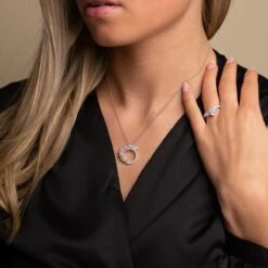 Chisholm Hunter 18ct White Gold 1.33ct Marquise And Brilliant Cut Fancy Circle Pendant 11 Chisholm Hunter 18ct White Gold 1.33ct Marquise And Brilliant Cut Fancy Circle Pendant -Chisholm Hunter 15 121 03 0102 and 1 010 02 0389