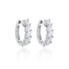 Chisholm Hunter 18ct White Gold Marquise 1.45ct Diamond Fancy Hoop Earrings -Chisholm Hunter 15 121 04 0085 p 1
