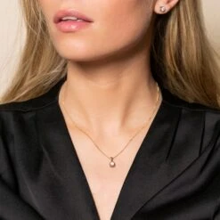 Chisholm Hunter 18ct Yellow Gold Brilliant Cut 0.55ct Diamond Stud Earrings -Chisholm Hunter 15 121 05 0027 ls 1