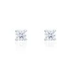 Chisholm Hunter 18ct Yellow Gold 0.50ct Round Brilliant 4 Claw Diamond Solitaire Earrings