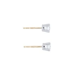 Chisholm Hunter 18ct Yellow Gold 0.50ct Round Brilliant 4 Claw Diamond Solitaire Earrings -Chisholm Hunter 15 121 05 0037b 1