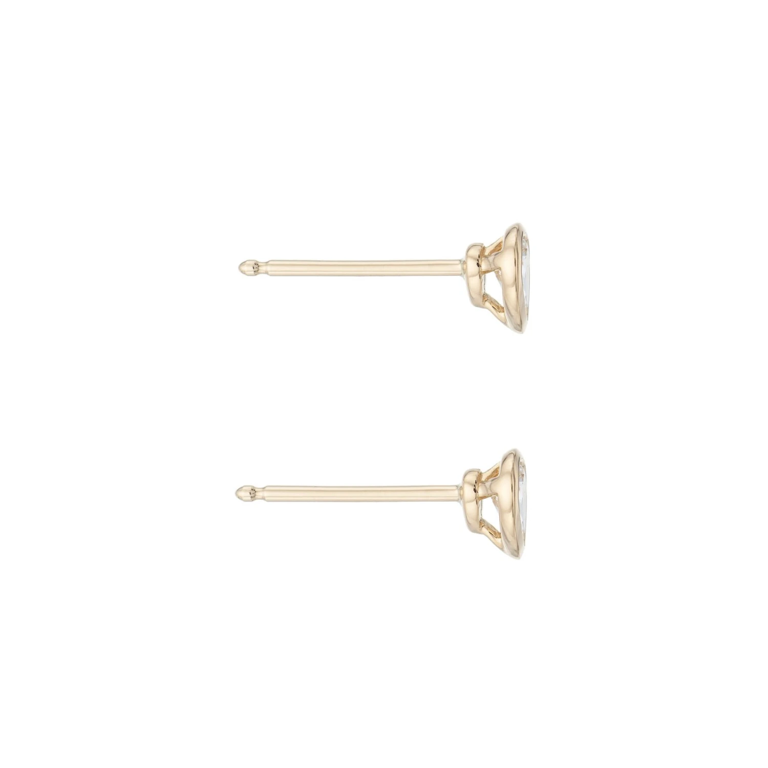 Chisholm Hunter 18ct Yellow Gold 0.28ct Pear Solitaire Diamond Earrings 5 Chisholm Hunter 18ct Yellow Gold 0.28ct Pear Solitaire Diamond Earrings - Image 3