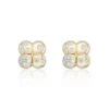 Chisholm Hunter 18ct Yellow Gold 0.30ct Round Brilliant Cluster Flower Style Earrings -Chisholm Hunter 15 121 06 0019 p 1
