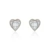Chisholm Hunter 18ct Yellow Gold 0.50ct Mixed Cut Heart Cluster Earrings -Chisholm Hunter 15 121 06 0021 p 1