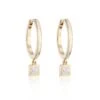 Chisholm Hunter 18ct Yellow Gold 0.28ct Princess Cut Diamond Hoop Earrings 1 Chisholm Hunter 18ct Yellow Gold 0.28ct Princess Cut Diamond Hoop Earrings -Chisholm Hunter 15 121 08 0009 p 1