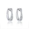 Chisholm Hunter 9ct White Gold 0.33ct Round Brilliant Cut Diamond Earrings -Chisholm Hunter 15 121 12 0049b