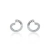 Chisholm Hunter 9ct White Gold Brilliant Cut 0.57ct Twist Diamond Hoop Earrings -Chisholm Hunter 15 121 12 0051 hero