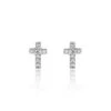 Chisholm Hunter 9ct White Gold 0.05ct Diamond Cross Earrings 1 Chisholm Hunter 9ct White Gold 0.05ct Diamond Cross Earrings -Chisholm Hunter 15 121 37 0001