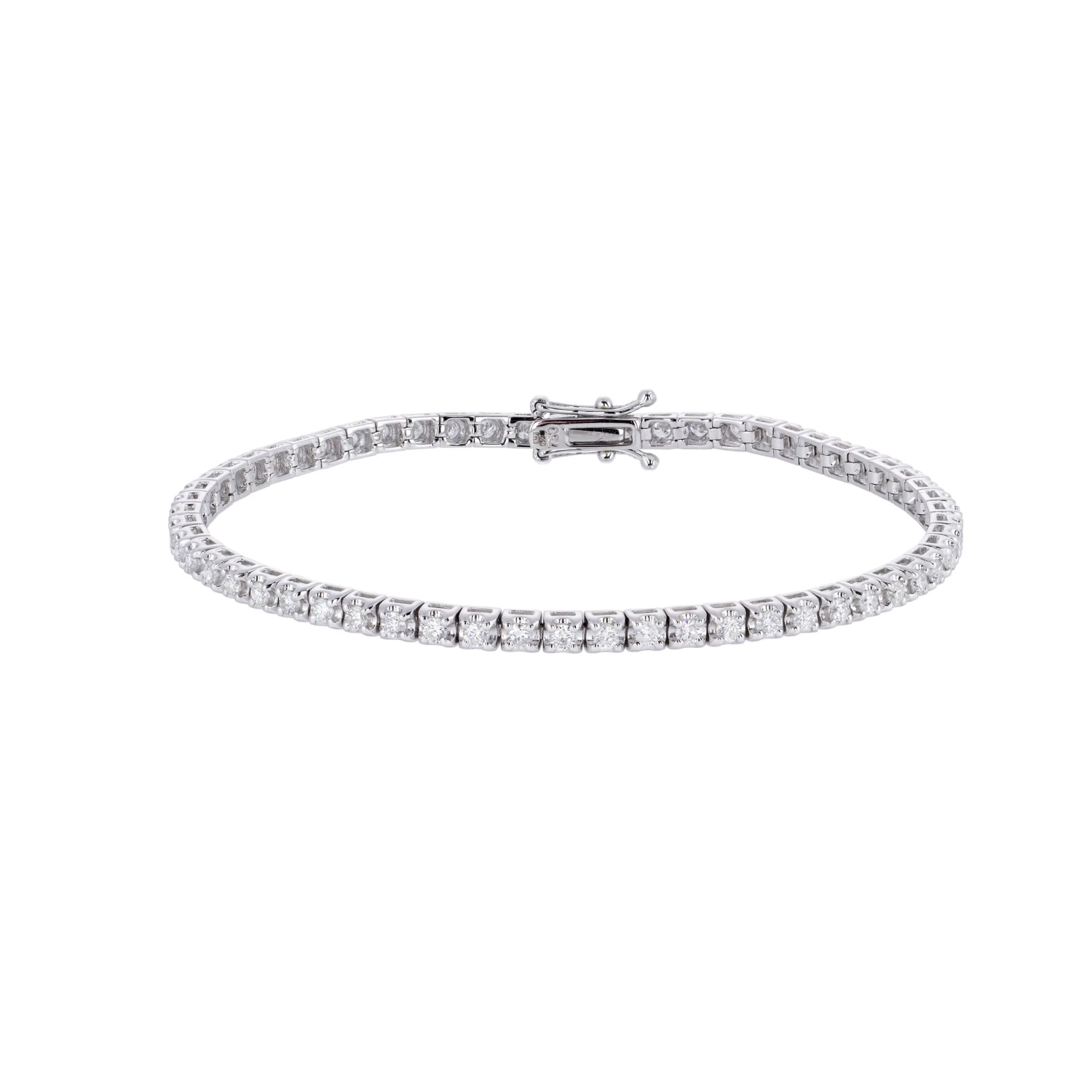 Chisholm Hunter 18ct White Gold 2.00ct Round Brilliant Cut Diamond Bracelet 3 Chisholm Hunter 18ct White Gold 2.00ct Round Brilliant Cut Diamond Bracelet