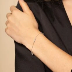 Chisholm Hunter 9ct White Gold Round Brilliant 0.47ct Diamond Bracelet -Chisholm Hunter 15 122 01 0159 1