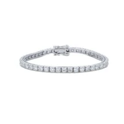 Chisholm Hunter 18ct White Gold Brilliant Cut 8.00ct Diamond Bracelet