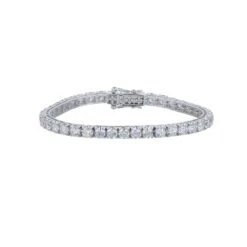 Chisholm Hunter 18ct White Gold Brilliant Cut 12.00ct Diamond Bracelet