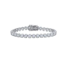 Chisholm Hunter 18ct White Gold Brilliant Cut 10.00ct Diamond Bracelet