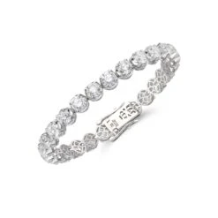 Chisholm Hunter 18ct White Gold Brilliant Cut 18.00ct Diamond Tennis Bracelet -Chisholm Hunter 15 122 01 0172 d2