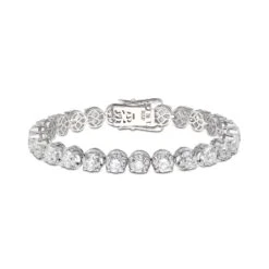 Chisholm Hunter 18ct White Gold Brilliant Cut 18.00ct Diamond Tennis Bracelet