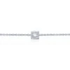 Chisholm Hunter 18ct White Gold Princess Cut 0.14ct Diamond Bracelet -Chisholm Hunter 15 122 01 0179 p 1
