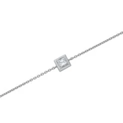 Chisholm Hunter 18ct White Gold 0.30ct Princess Cut Diamond Bracelet
