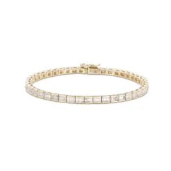 Chisholm Hunter 18ct Yellow Gold Baguette Cut 3.00ct Diamond Bracelet