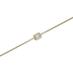 Chisholm Hunter 18ct Yellow Gold 0.14ct Solitaire Diamond Bracelet