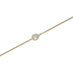 Chisholm Hunter 18ct Yellow Gold 0.14ct Pear Diamond Bracelet
