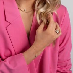 Chisholm Hunter 18ct Yellow Gold 0.40ct Round Brilliant Diamond Flower Bracelet -Chisholm Hunter 15 122 02 0040 om c 2 2