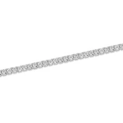 Chisholm Hunter 9ct White Gold Brilliant Cut 3.03ct Diamond Tennis Bracelet -Chisholm Hunter 15 122 03 0074 d2