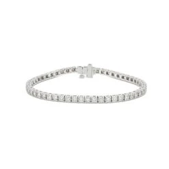 Chisholm Hunter 9ct White Gold Brilliant Cut Diamond 2.00ct Tennis Bracelet