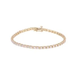 Chisholm Hunter 9ct Yellow Gold 1.00ct Round Brilliant Cut Diamond Bracelet
