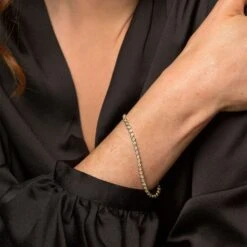 Chisholm Hunter 9ct Yellow Gold Brilliant Cut 3.00ct Diamond Bracelet -Chisholm Hunter 15 122 04 0020