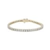 Chisholm Hunter 9ct Yellow Gold Brilliant Cut Diamond 2.00ct Tennis Bracelet
