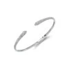Chisholm Hunter 18ct White Gold Brilliant Cut 1.47ct Diamond Torque Bangle -Chisholm Hunter 15 123 01 0045 hero